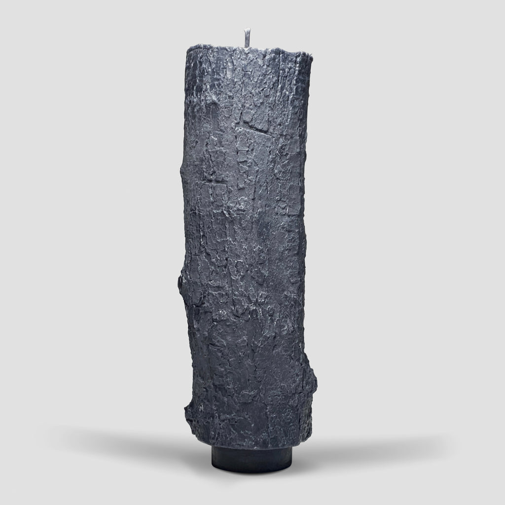 concrete and wax arboreal branch candle 