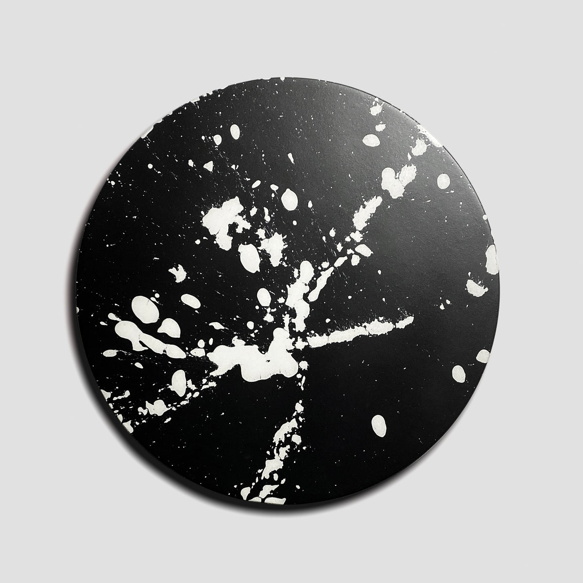 Black/White Splatter Table Centrepiece – CONCRETE & WAX