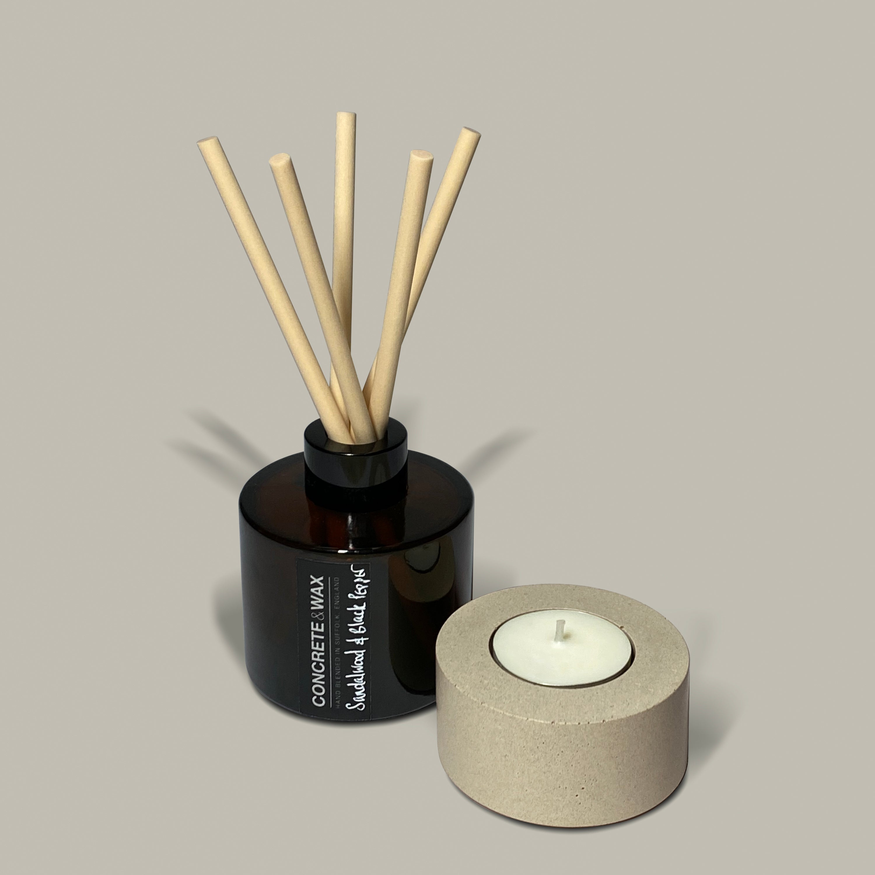 Warm Neutral Reed Diffuser - Sand – CONCRETE & WAX