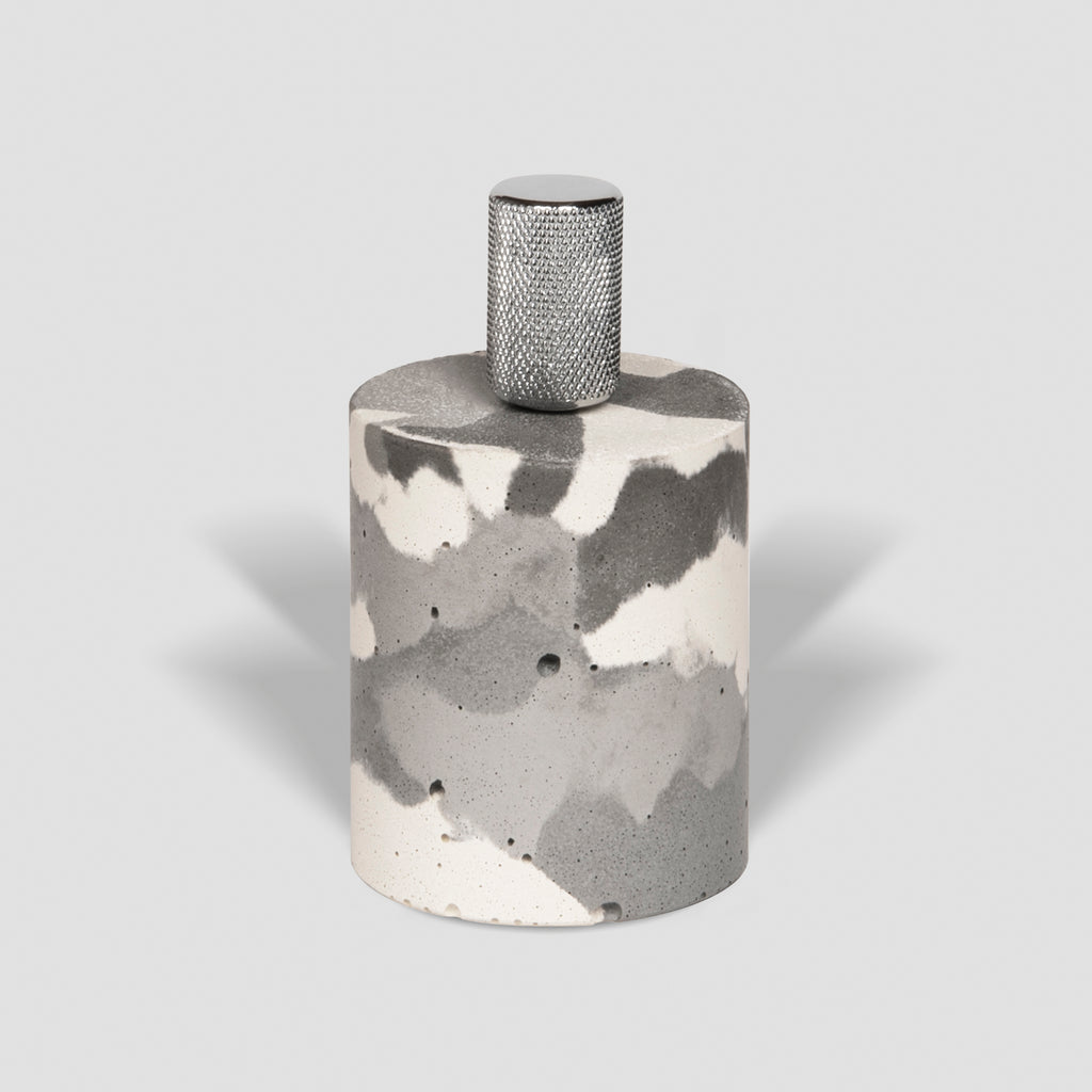 concrete and wax handmade monochrome camouflage concrete candle snuffer homeware giftconcrete and wax handmade monochrome camouflage concrete candle snuffer homeware gift