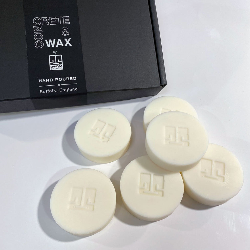 concrete and wax 150 hour handmade fragranced wax melts
